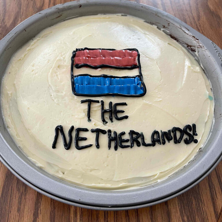 The Netherlands cake